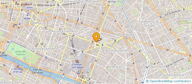 localisation de l'entreprise LE GRAMME  PARIS