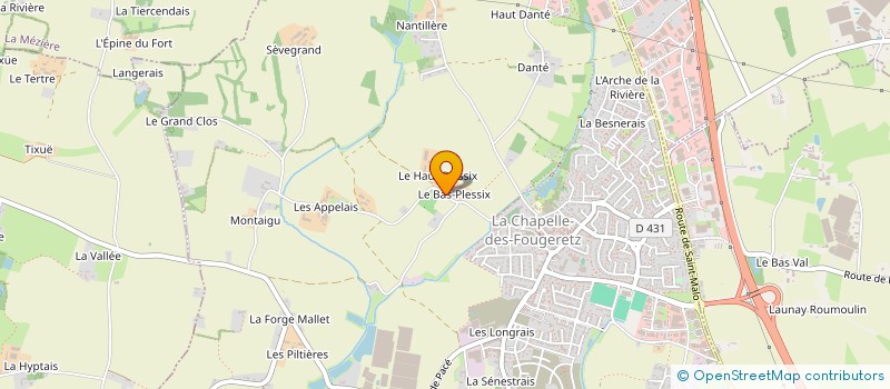 localisation de l'entreprise LE GRAMOPHONE  LA CHAPELLE-DES-FOUGERETZ