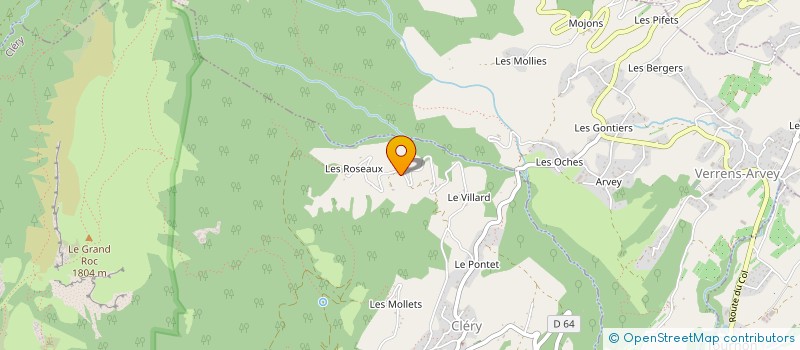 localisation de l'entreprise LE GRAND ARC à NOTRE-DAME-DES-MILLIERES