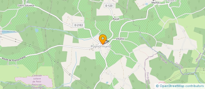 localisation de l'entreprise LE GRAND B  PUYNORMAND