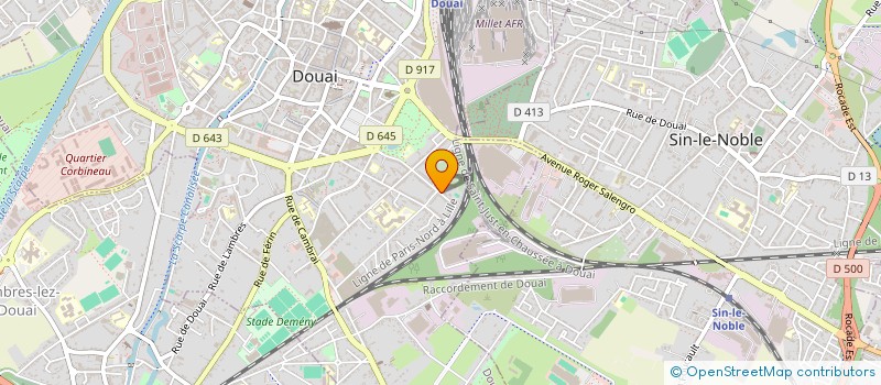 localisation de l'entreprise LE GRAND BAIL à DOUAI