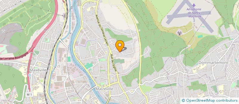 localisation de l'entreprise LE GRAND BAIN  MALZEVILLE