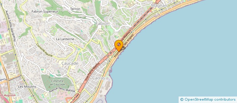 localisation de l'entreprise LE GRAND BALCON à NICE