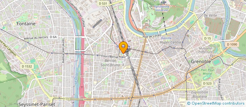 localisation de l'entreprise LE GRAND BALLET  GRENOBLE