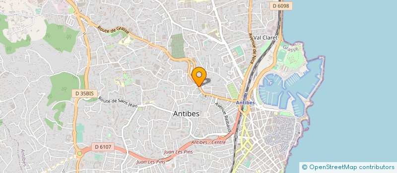 localisation de l'entreprise LE GRAND BARBU à ANTIBES