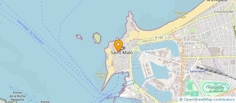 localisation de l'entreprise LE GRAND BE à SAINT-MALO