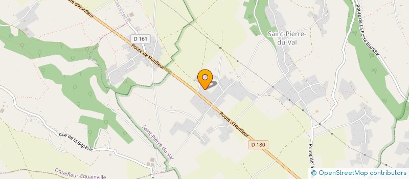 localisation de l'entreprise LE GRAND BEAUCHER  SAINT-PIERRE-DU-VAL