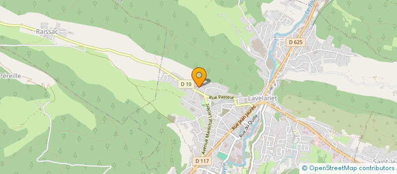 localisation de l'entreprise LE GRAND BISON à LAVELANET