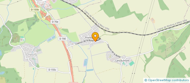 localisation de l'entreprise LE GRAND BLEU  MECLEUVES