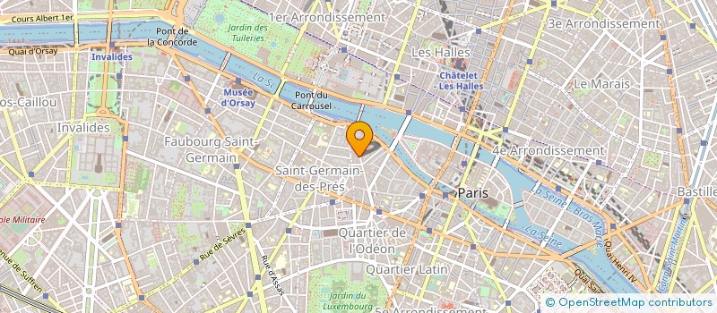 localisation de l'entreprise LE GRAND BLEU à PARIS