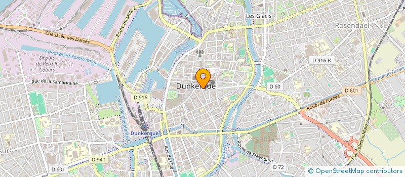 localisation de l'entreprise LE GRAND BLEU à DUNKERQUE