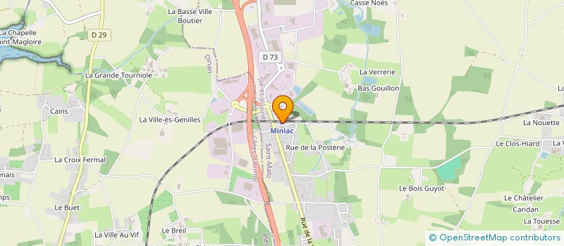 localisation de l'entreprise LE GRAND BLEU BRETAGNE NORD à MINIAC-MORVAN