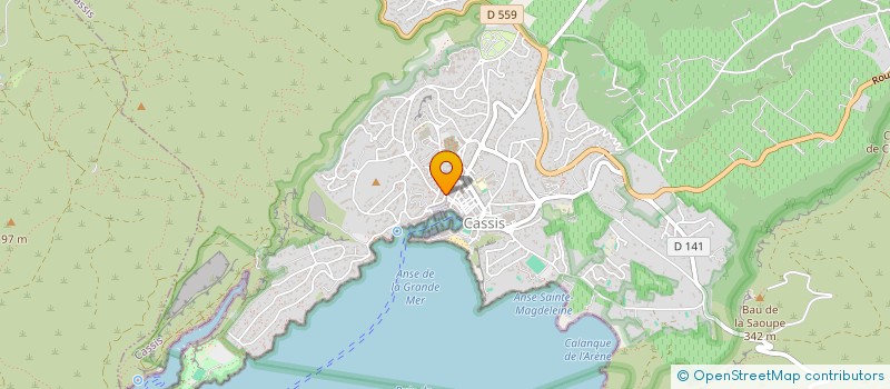 localisation de l'entreprise LE GRAND BLEU EXPRESS  CASSIS