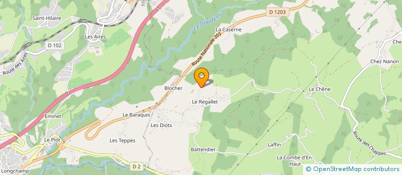 localisation de l'entreprise LE GRAND BOIS à FILLIERE