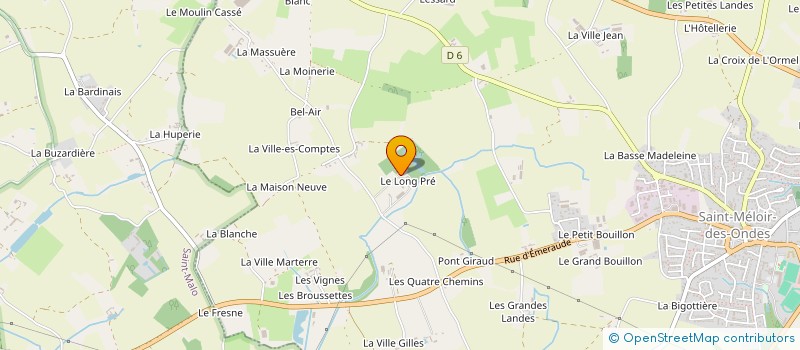 localisation de l'entreprise LE GRAND BOUILLON  SAINT-MELOIR-DES-ONDES