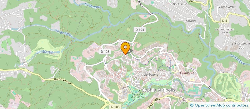 localisation de l'entreprise LE GRAND BUFFET  VALBONNE