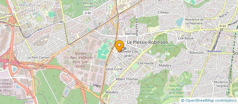 localisation de l'entreprise LE GRAND BUREAU à LE PLESSIS-ROBINSON