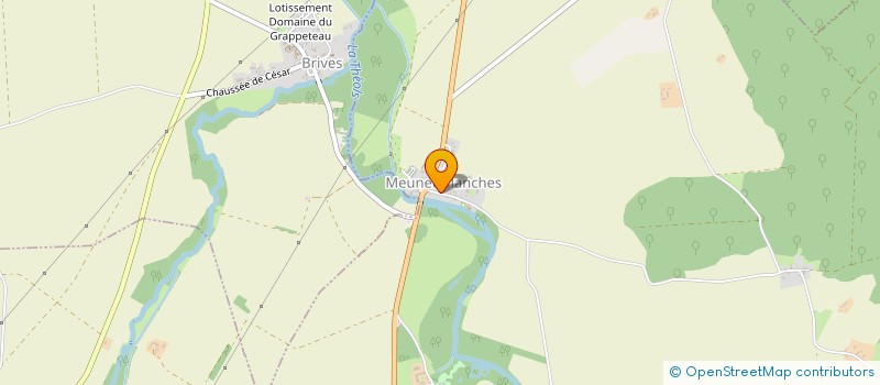 localisation de l'entreprise LE GRAND CABARET  MEUNET-PLANCHES