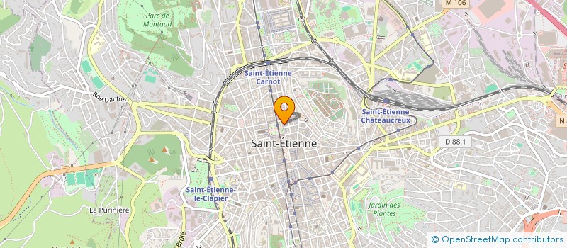 localisation de l'entreprise LE GRAND CAFE  SAINT-ETIENNE