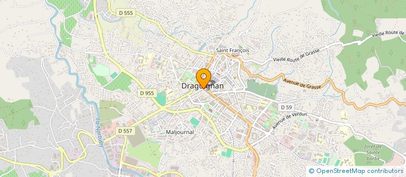 localisation de l'entreprise LE GRAND CAFE  DRAGUIGNAN