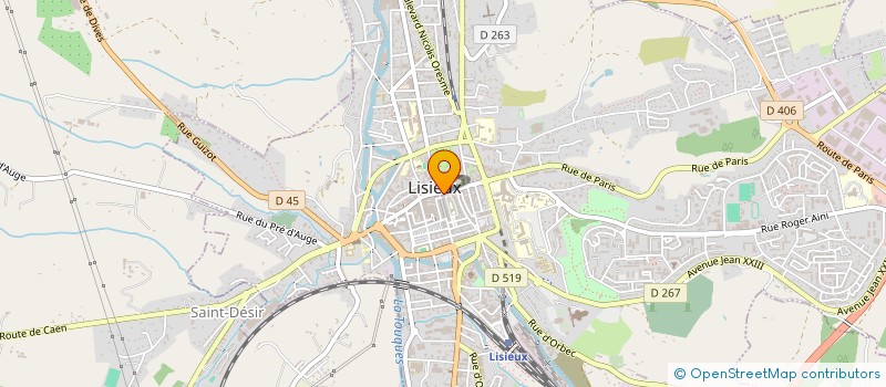 localisation de l'entreprise LE GRAND CAFE  LISIEUX