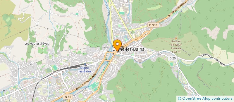 localisation de l'entreprise LE GRAND CAFE à DIGNE-LES-BAINS
