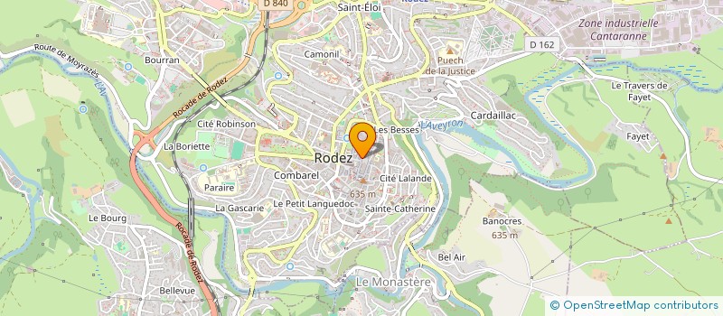 localisation de l'entreprise LE GRAND CAFE  RODEZ