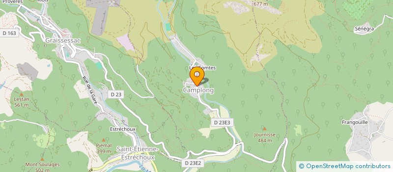 localisation de l'entreprise LE GRAND CAFE DE CAMPLONG  CAMPLONG