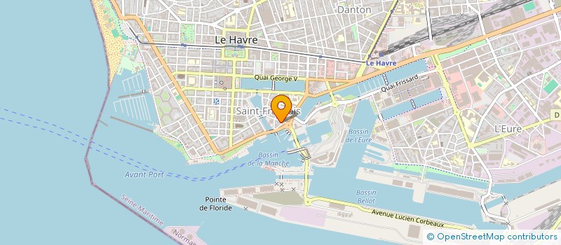 localisation de l'entreprise LE GRAND CARREFOUR à LE HAVRE