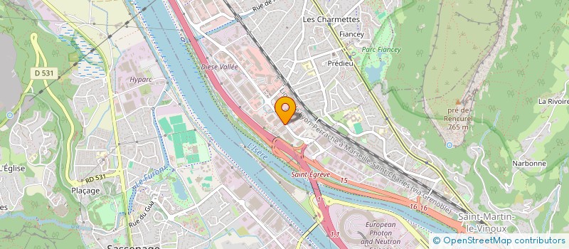 localisation de l'entreprise LE GRAND CAVEAU  SAINT-EGREVE