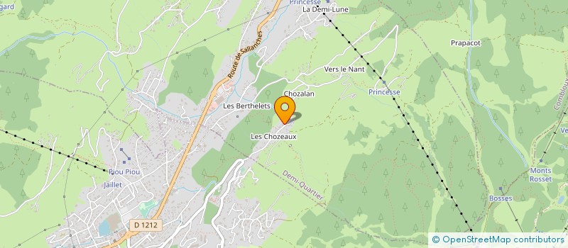 localisation de l'entreprise LE GRAND CERF  DEMI-QUARTIER