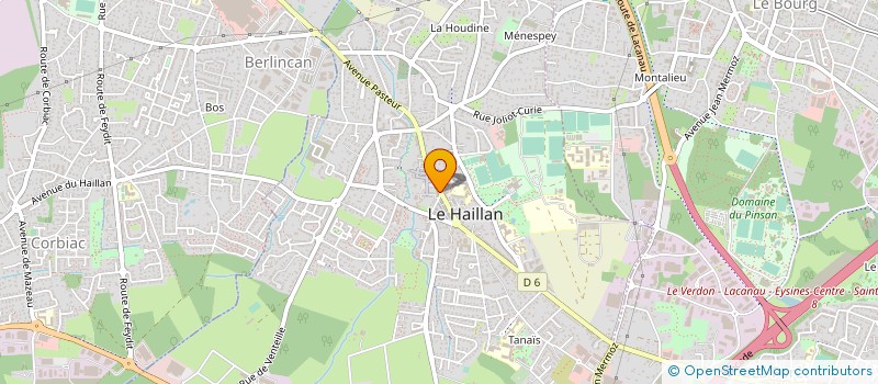 localisation de l'entreprise LE GRAND CERILLAN  LE HAILLAN