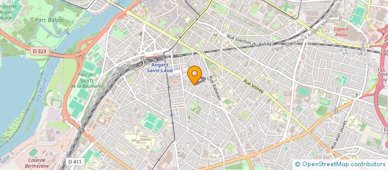 localisation de l'entreprise LE GRAND CHALET à ANGERS