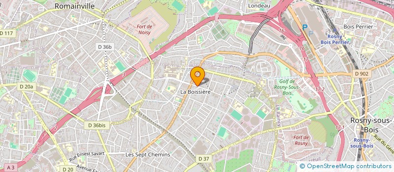 localisation de l'entreprise LE GRAND CHELEM à MONTREUIL