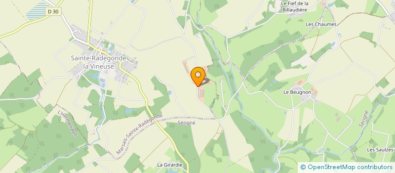 localisation de l'entreprise LE GRAND CHEMIN à MARSAIS-SAINTE-RADEGONDE