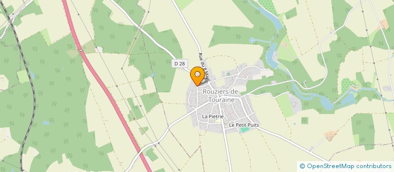 localisation de l'entreprise LE GRAND CHEMIN à ROUZIERS-DE-TOURAINE