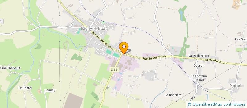 localisation de l'entreprise LE GRAND CHEMIN  ISIGNY-LE-BUAT