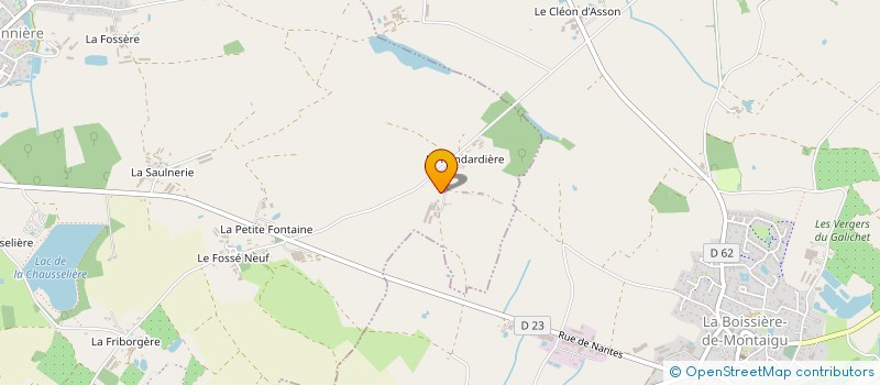 localisation de l'entreprise LE GRAND CHEMIN à MONTAIGU-VENDEE