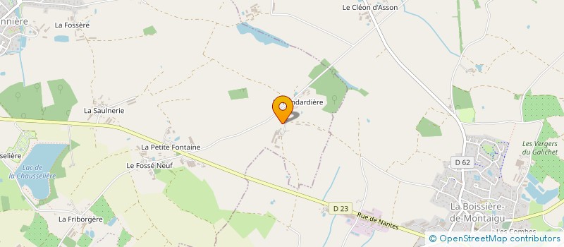 localisation de l'entreprise LE GRAND CHEMIN à MONTAIGU-VENDEE