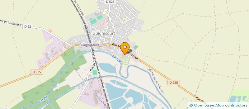 localisation de l'entreprise LE GRAND CHENE  VILLENEUVE-SUR-AISNE