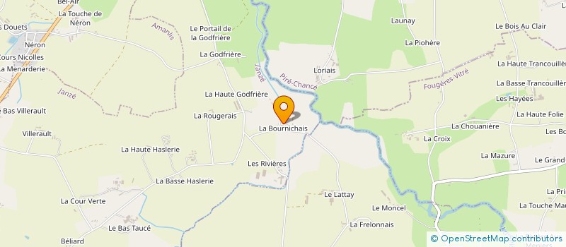 localisation de l'entreprise LE GRAND CHENE  JANZE