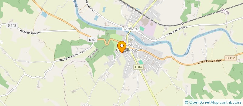 localisation de l'entreprise LE GRAND CHENE  SAINT-PAUL-CAP-DE-JOUX