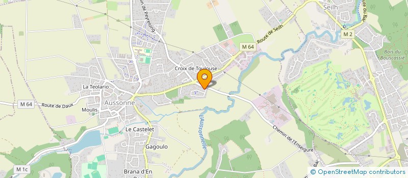 localisation de l'entreprise LE GRAND CHENE  AUSSONNE