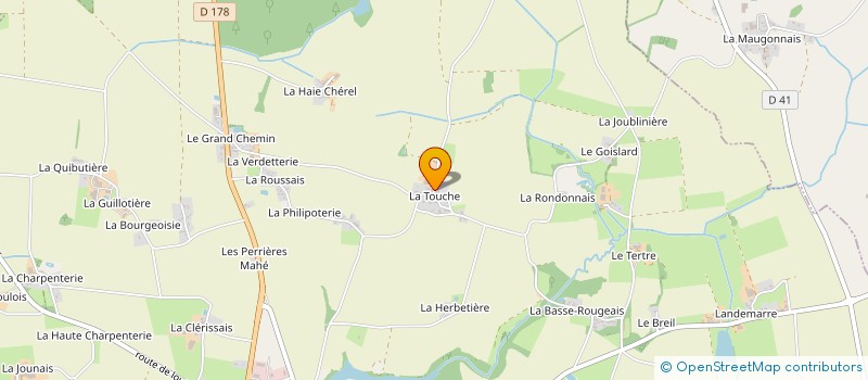 localisation de l'entreprise LE GRAND CHENE à MOISDON-LA-RIVIERE