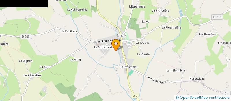 localisation de l'entreprise LE GRAND CHENE DU SABLON à PERCHE-EN-NOCE
