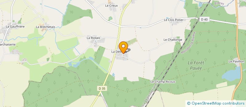 localisation de l'entreprise LE GRAND CHIEN NOIR (SUR UN DOLMEN) EDITIONS  LOUISFERT