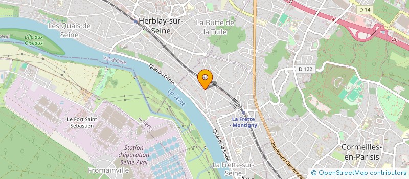 localisation de l'entreprise LE GRAND CLAUD  LA FRETTE-SUR-SEINE