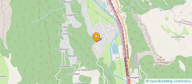 localisation de l'entreprise LE GRAND CLOS  MAGLAND