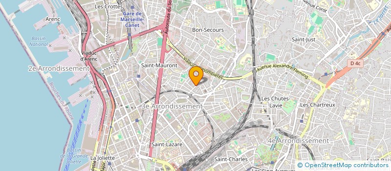 localisation de l'entreprise LE GRAND COMPTOIR à MARSEILLE
