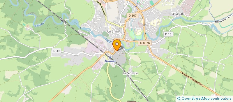 localisation de l'entreprise LE GRAND COUVENT  GRAMAT